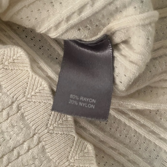 Pointelle Puff Sleeve Sweater - Picture 6 of 6